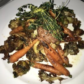 Gluten-free carrots from Beatrice Inn